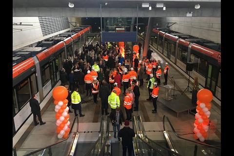 The extension of Bergen’s Bybanen light rail line to the airport was officially opened with a ceremony on April 21.